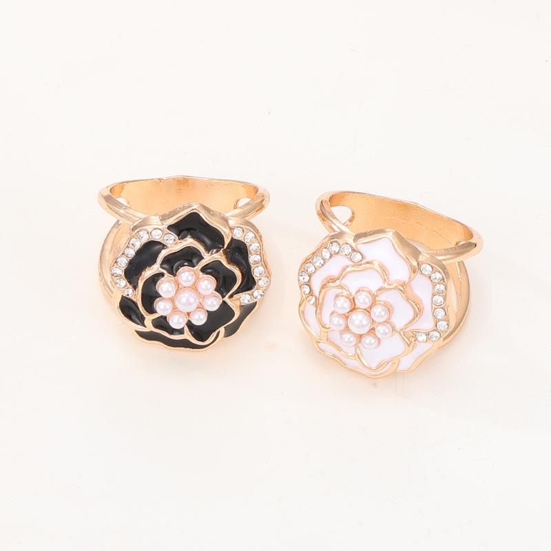 Camellia Flower Versatile Scarf Buckle for Small Square Scarves and Clothing Straps