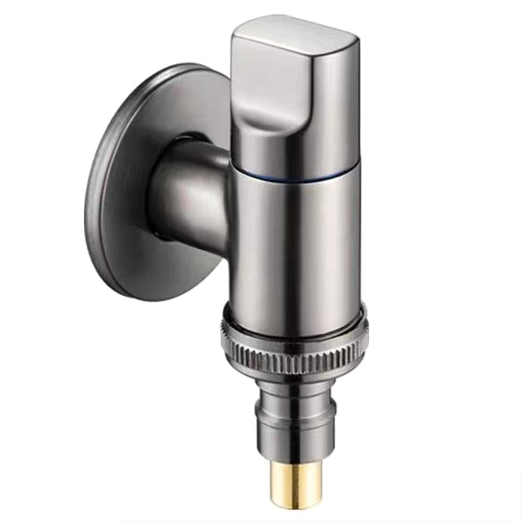 Copper 3-way Filling Angle Valve Wall Mount One Into Two Out Water Toilet Faucet Bidet Sprayer for Bathroom Accessories