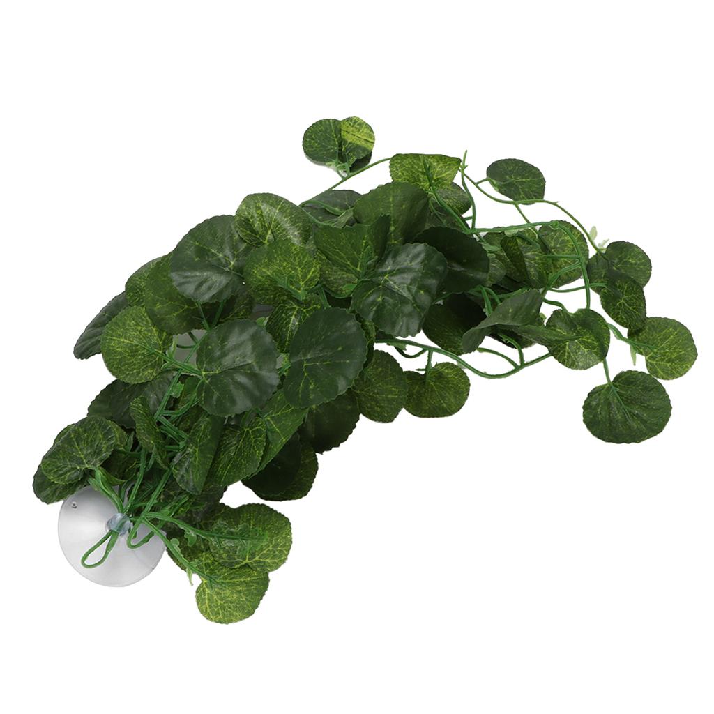 Reptile Simulation Plant Decorative Landscaping False Vine for Reptile Rainforest BoxNFF?83 Green