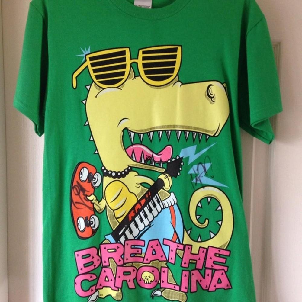 Винтажная футболка группы Breathe Carolina Размеры от S до 5XL Унисекс футболка XL