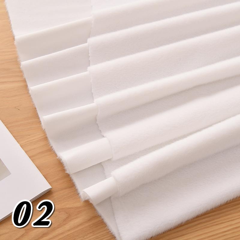 50*40cm Encrypt Imitation Rabbit Fur Fabric Thicken Plush Counter Background Clothing Fabric Handmade DIY Sewing Doll Fabric