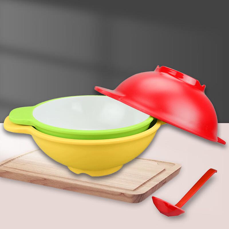 Di Ruien Melamine Double-Handle Serving Bowl