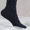 Monfoot Small Pattern Formal Socks Navy