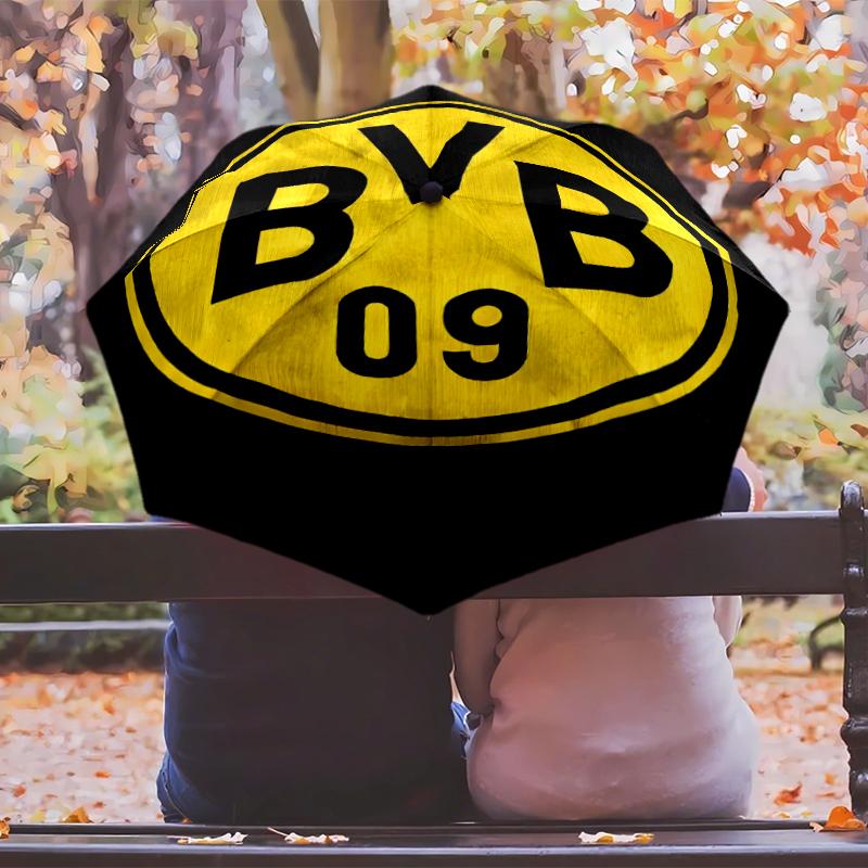 B-BVB Umbrella with Automatic Open/Close & Self-8-Rib Heavy-Duty Umbrella, Compact Travel Umbrella Suitable for Outdoor