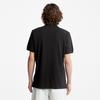 Timberland Single Pearl Loose Breathable Short Sleeve Polo Shirt Men Polo Shirts Black A24H2-001A