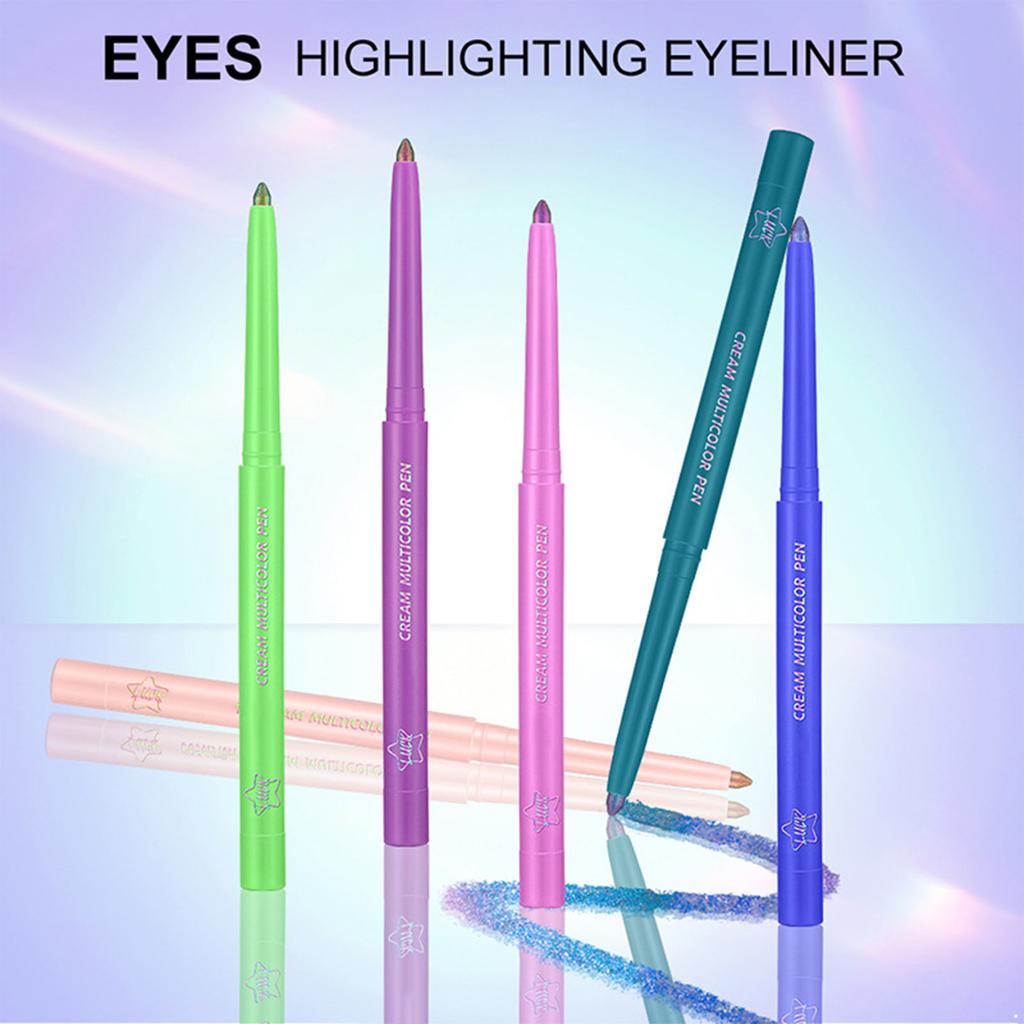 Kühnes Atemberaubendes Eyeliner-Make-up - Hochpigmentierte Matte Multichrome Formel, Wasserfest und Langhaftend