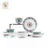 Jingdezhen Famille Rose Royal Garden 20-Piece Dinnerware Set