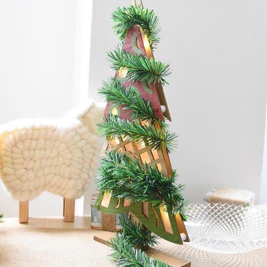 Christmas Green Garland 18FT Xmas Greenery Tinsel Stems Non-Lit Soft Twist Garland for Tree Stair Railing Front Door Mantle Fireplace Holiday Decor