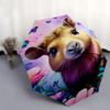 Capybara Themed Travel Umbrella-8 Ribs Automatic Opening and Closing, Portable Folding Design, Compact and Stylish Umbrella Suitable for Out