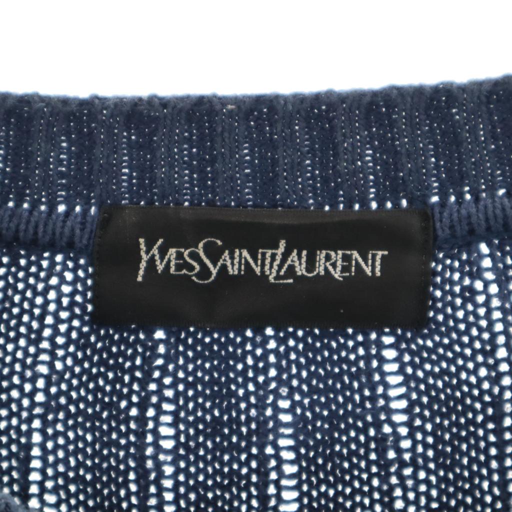 YVES SAINT LAURENT 90s Made in Japan Silk Blend Old Long sleeve sweater Men's Used
