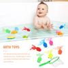 Children'S 6Pcs Set Simulation Rubber Goldfish Baby Bath Water Play Games Toys For Kids Toddlers Bathing Shower Gifts
