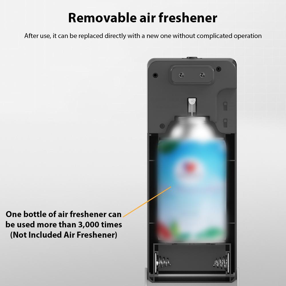 300ml Automatic Freshener Spray Dispenser Wall Mount Standing Automatic Dispenser for Bathroom Hotel Commercial Place Low Noise Fragr