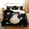 Anime Quackity Duck Beding Set Young Boys Young Girls Twin Quen Sized Dimensions Soft Duvet Cover Pilowcase Bed Young Boys Adult People Fashion Home