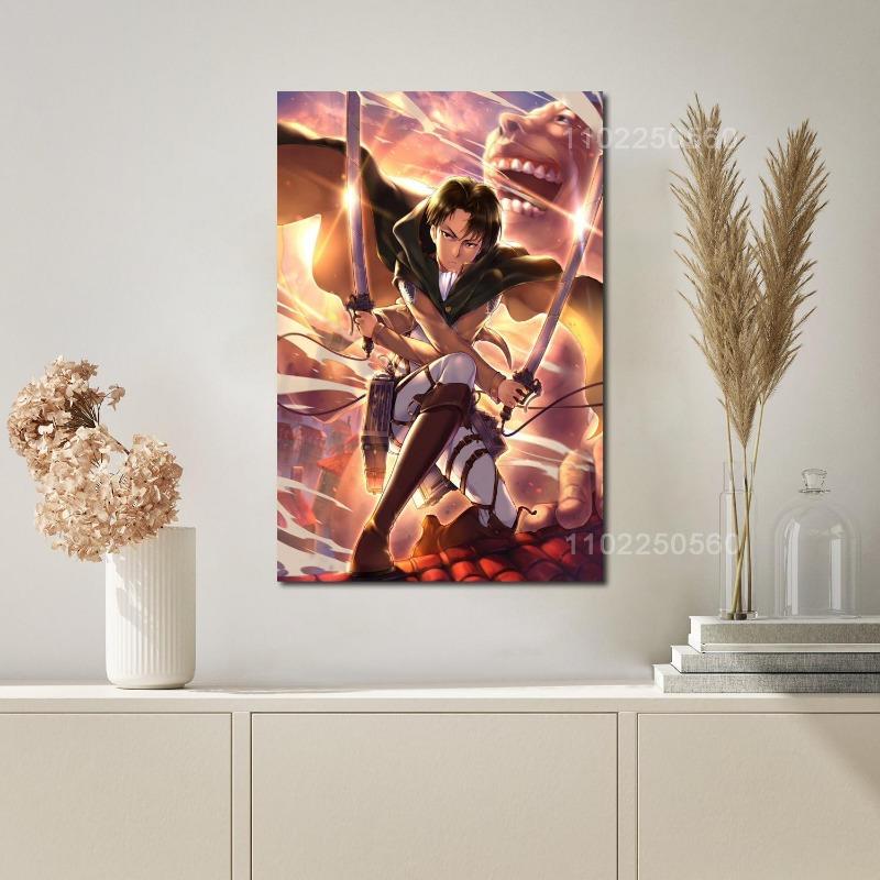 Levi Ackerman Anime Decorative Canvas Painting X Wall Art Poster for Living Room Bedroom Home Decor