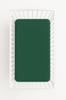 Jersey Cotton Fitted Sheet for a 120x60cm Crib - Bottle Green