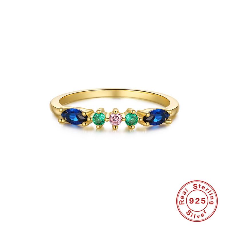 

Маленькое свежее и милое кольцо из стерлингового серебра 925 пробы, кольцо-сокровище бирюзового цвета, кольцо Mori Matching Tail Ring No. 6