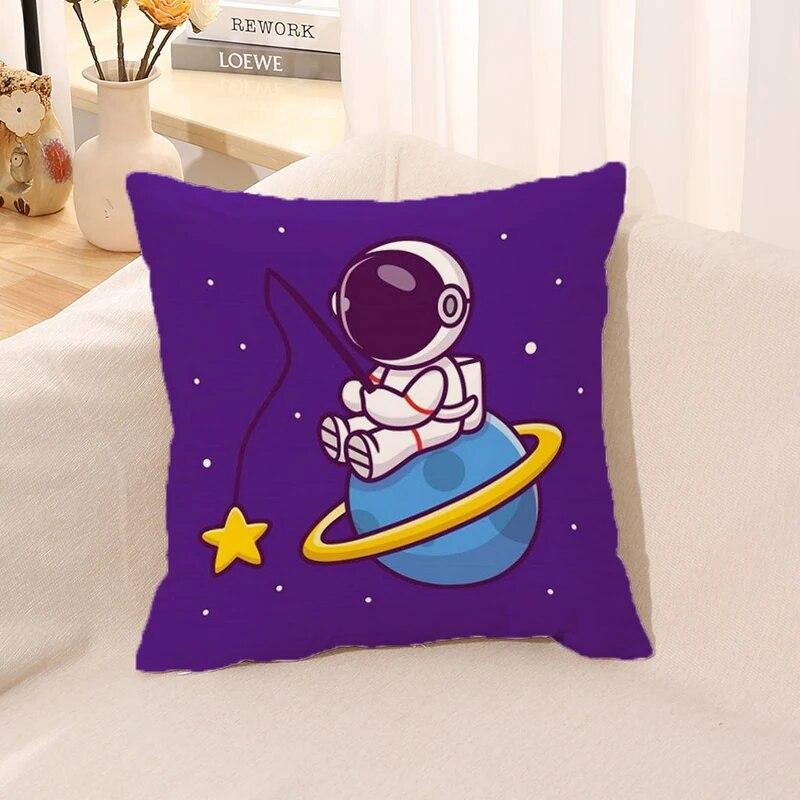 Outer Space Pillowcase Decoration Sofa Cushion Pillow Home  Cover  Anime Bed