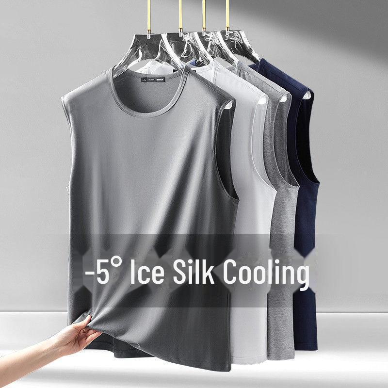 Summer 2024 Men's Breathable Mesh Vest - Trendy Sports Tee