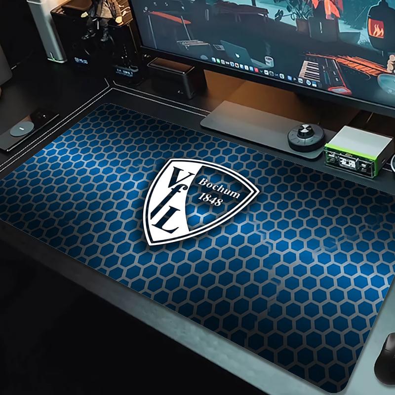 VfL Bochum 1848 Mouse Pad Large Gaming Table Cushion Non-slip Laptop Tablet Big Mousepad XXL Mat Mini PC Playmat With Lock edge_xia