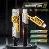 4 In 1 Mecha Fast Charging Data Cable Cord PD 27W For iPhone 15 Samsung Xiaomi 65W USB Type C Multi Port Quick Charge Wire Line
