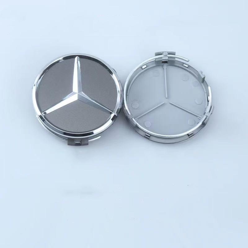 RIP4 4pcs 75mm for Mercedes Benz AMG W203 W206 W220 W205 W211 W212 w204 w213 Car Wheel Center Hub Caps Benz Emblem Tire Rim parts