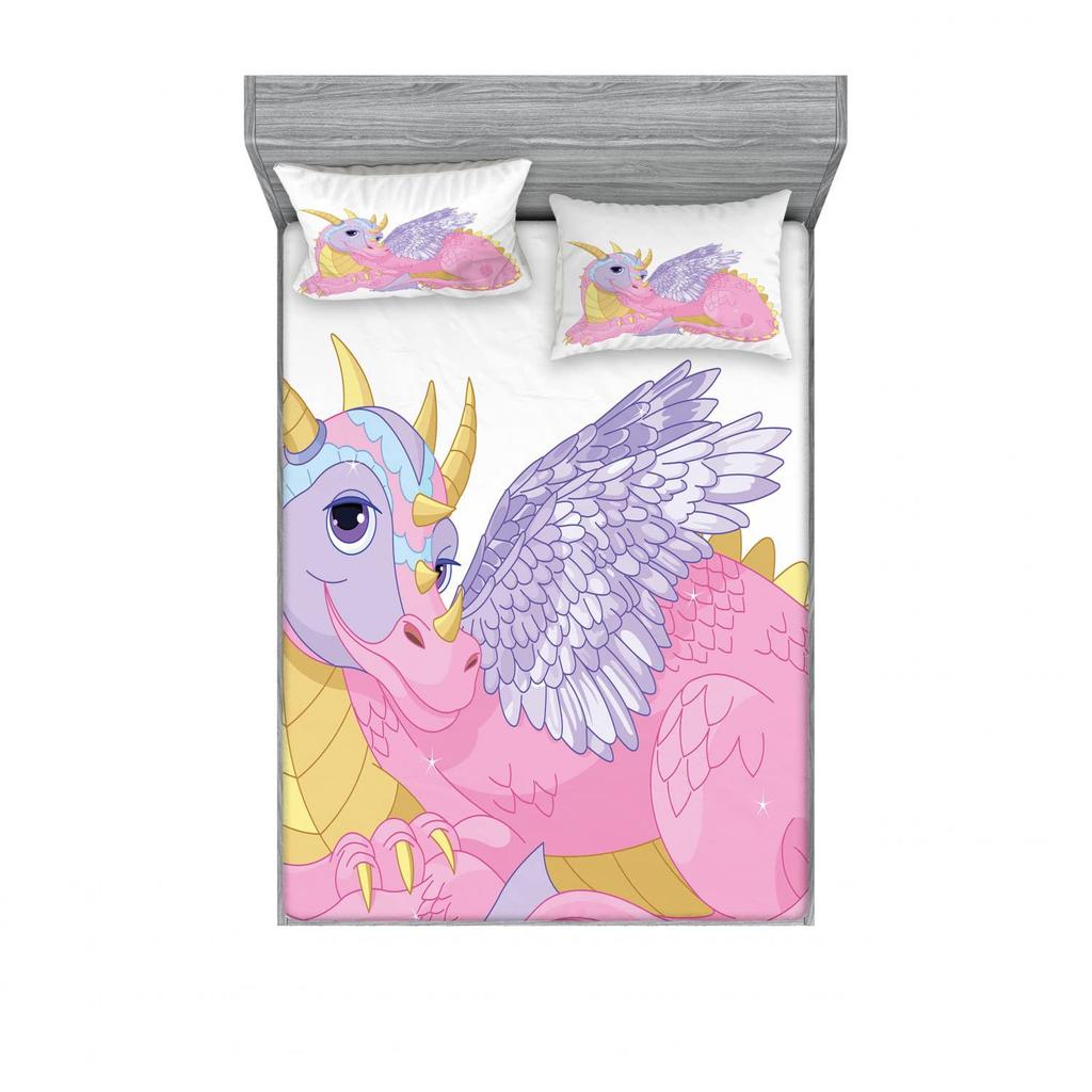 Cupcakes Pastry Pattern Sheet Three-Piece Digital Printing Bedding Set Adult Children