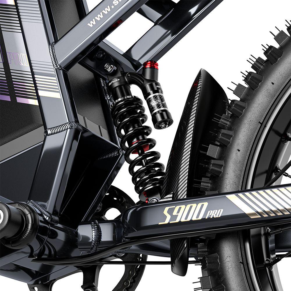 Electric Bicycle Shengmilo S900 Pro 20" 3000W Peak Motor Adult Off Road Electric Bicycle 60V 35AH Full Suspension Ebike 7 Speed