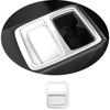 Fit For Honda Accord 10th 2018- ABS Silver Rear Water Cup Panel Cover Trim