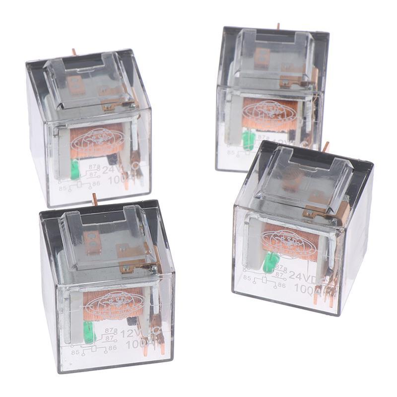 Waterproof Automotive Relay 12v/24v 100a 4pin/5pin Spdt Control Car Relays