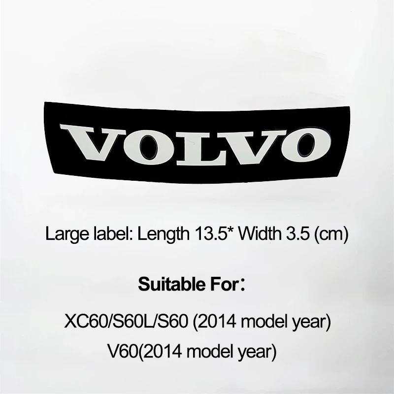 Car Grille Badge Sticker Front Grille Blue Black Letter Emblem Decals For Volvo Rdesign S80 V40 V50 V60 V70 S80L XC60 XC90 S40