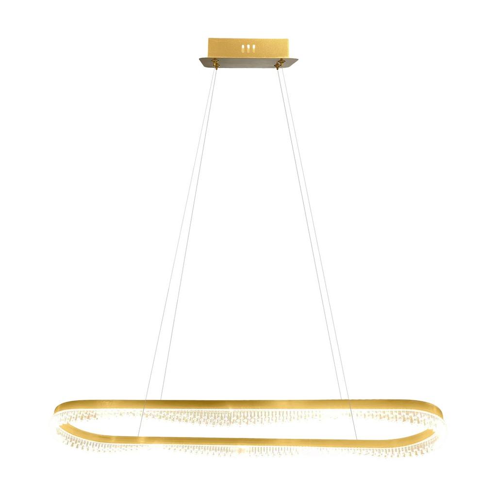 Lampa Wisząca Nowoczesna Złota Dekoracyjna Led 45W Preciosa Milagro