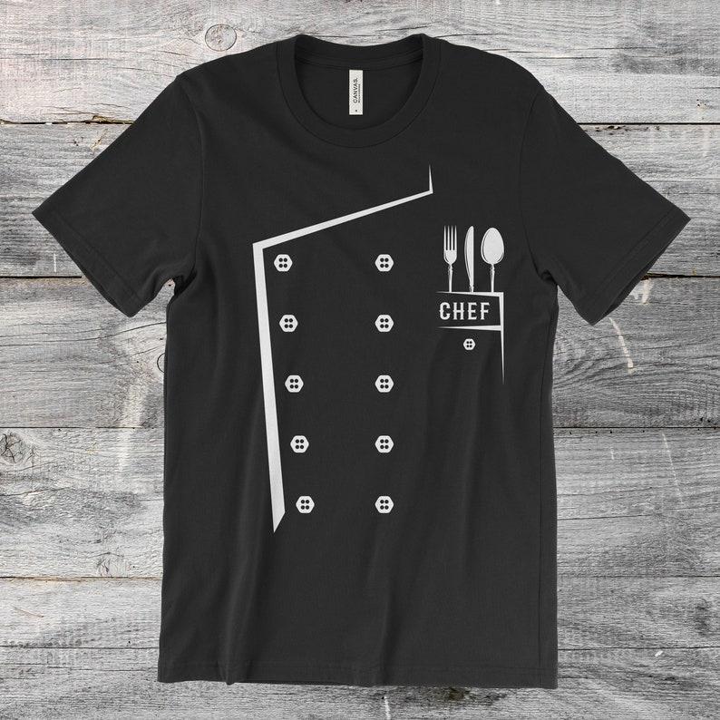 Chef Tshirt Tee Shirts Cool Tshirt Cooking Shirt Birthday Chef Present