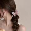 Gradient Double Layer Butterfly Claw Clip for Women Korean Sweet Temperament Pan Hair Shark Clip Girl Hair Accessories