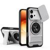 KEYSION Magnetic Phone Case for HONOR 600 600 Pro 5G Slide Camera Protection Upright Kickstand 360° Ring Shockproof Back Cover
