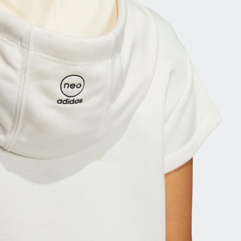 Adidas Neo X Keith Haring Cartoon Print Hoodie American Retro T-Shirt Women Tops White HD7255