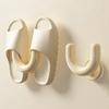 Bathroom Suction Cup Slipper Holder - No Drilling Required, Bathroom Wall Installation with Drainage | Multi Scene Storage