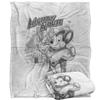 Mighty Mouse Silky Sketch Supersoft Blanket