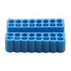 2pcs Bit Holder 32 Holes Bit Hex Shank Organiser Screwdriver Bit Holder Drill For Storage For 6.35MM Shank Storage Box
