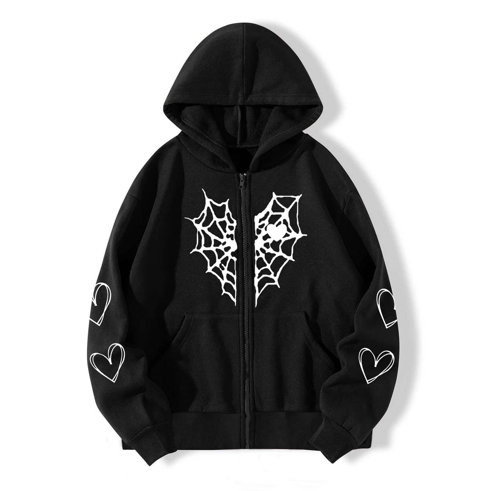 

Мужской пуловер на молнии с длинными рукавами и капюшоном, топы, блузка L чёрный