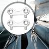 2pcs Replacement Universal Boat Yacht Deck Fill Plate Key Marine Fuel Tank Stainless Steel Spare Rustproof Waste Cap Accessories