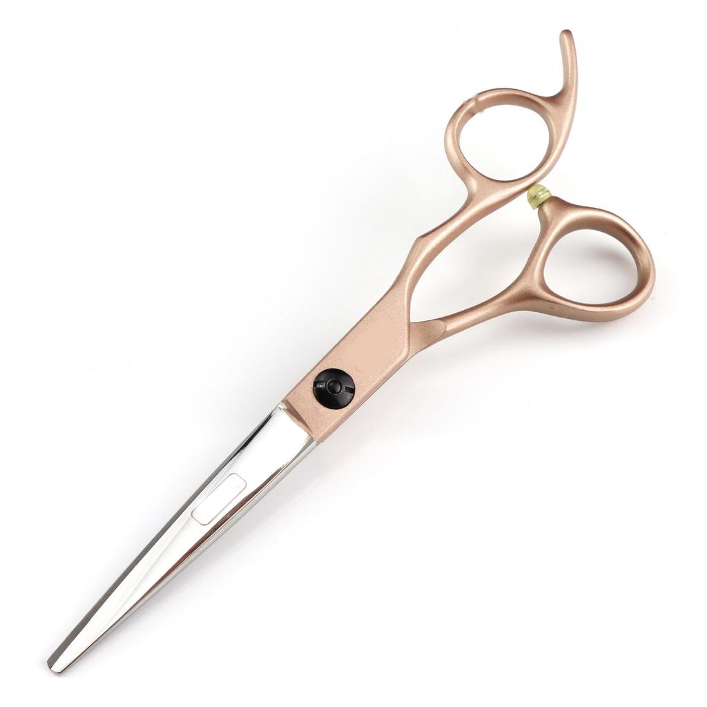 6.0" Rich Gold Hair Cutting Scissors & Thinning Shears Set