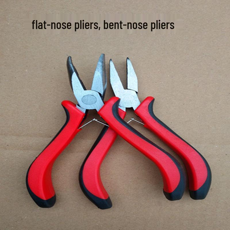 Multi-Purpose Fishing Pliers: Clamping, Flat-Nose, Bent-Nose, Hook Tying Tool Accessories.