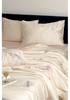 Silky Smooth 60s Lyocell Tencel Embroidered Bedding Set - Machine Washable Duvet Cover and Bed Sheet