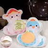 Of Year Cartoon The Snake Mascot Plush Toy Decoration Lunch Break Throw Pillow