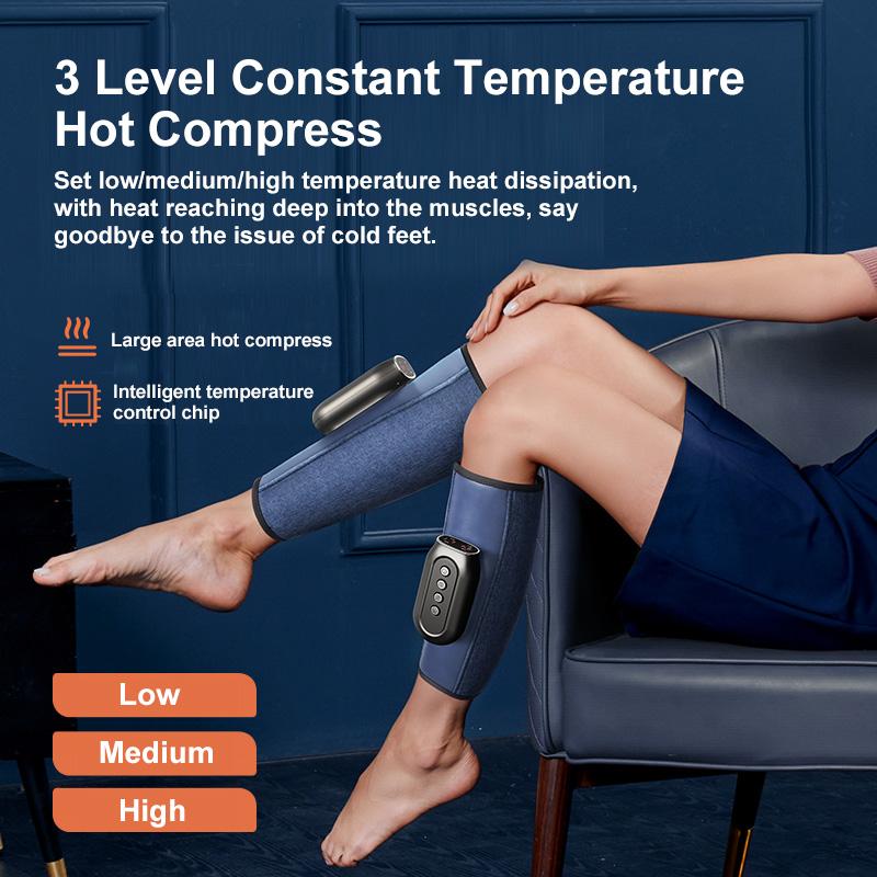 Wireless Calf Massager Air Pressure Heating Leg Vibration Muscle Relaxation Leg Beauty instrument Healthy Slimming home portable