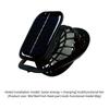Wide Brim Solar Fan Outdoor Fishing Hat,   SolarUSB Charging Men Sun Hat With 2 Solar Fan UPF 50 Solar Fan Hat