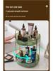 Luxury Rotating Cosmetic Organizer: Bathroom Shelf & Dressing Table Storage for Lipsticks & Skincare Products