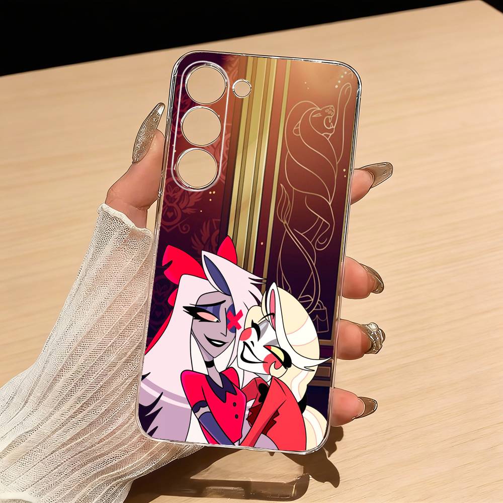 H-Hazbin H-Hotel Charlie Morningstar Phone Case For Samsung S25,S24,S21,S22,S23,S30,Ultra,S20,Plus,Fe,Lite Transparent Cover