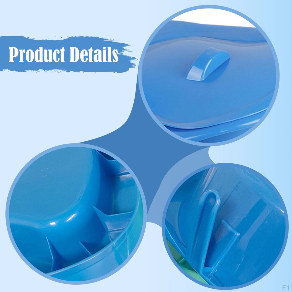 Bedpan for Elderly Pee Container Bedside Commode Reusable Household Potty Firm Thick Heavy Duty
