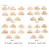 8-teiliges Set Holz Baby Meilensteinkarten Für Neugeborene Niedliche Wolkenform Fotografie Requisiten Zubehör Monatskarten Aufkleber Neugeborene Geschenke